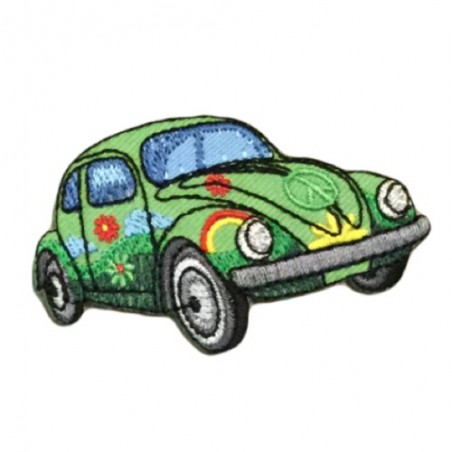 Ecusson Thermocollant Voiture Retro Coccinelle  EcussonsM15805-01